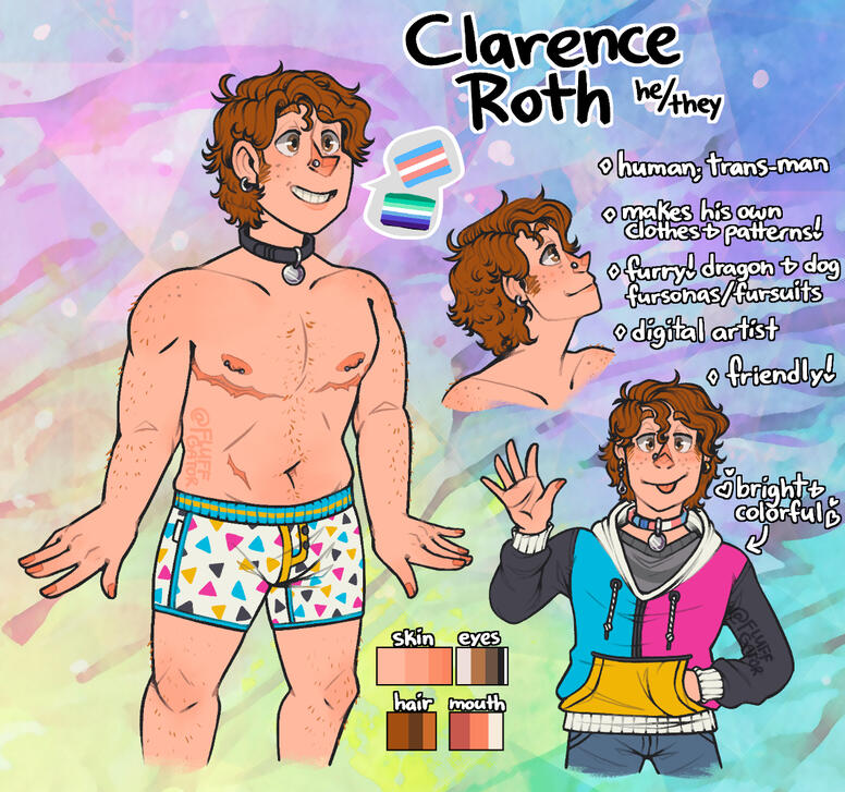 Reference Sheet (2024); $100. For @delgrimm.