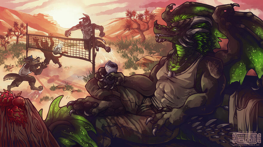 Illustration (2018); $280. For @VarenWolf.